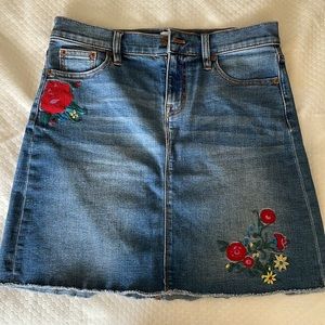 JCREW DEMIN SKIRT